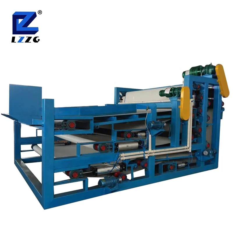 LZZG low electric consumption belt press filtrate for sludge dewatering treatment from factory