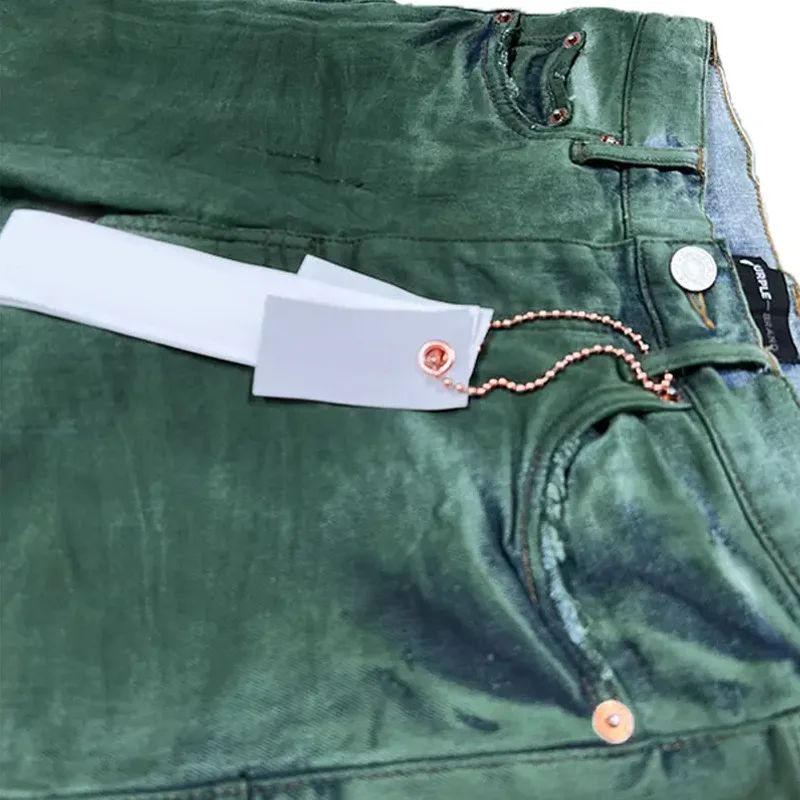 Custom Men Pants Purple Denim Pants Wholesale Breathable Skinny Fitting Streetwear Clothing Patch Denim Low Rise Skinny Jeans