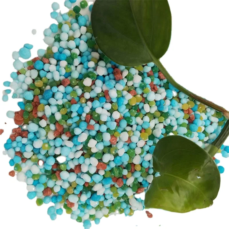 Hot Selling Mixing Chemical NPK green granular Bulk Blending Fertilizer for crops