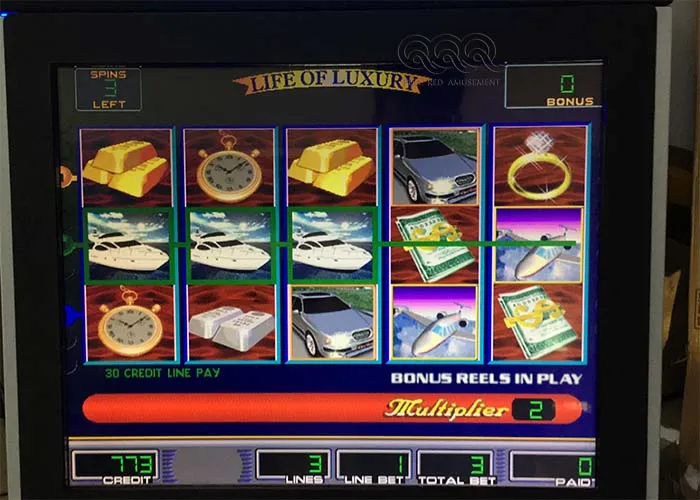 
WMS-550 Life of Luxury Video Slot Gambling Game Machine For Sale 