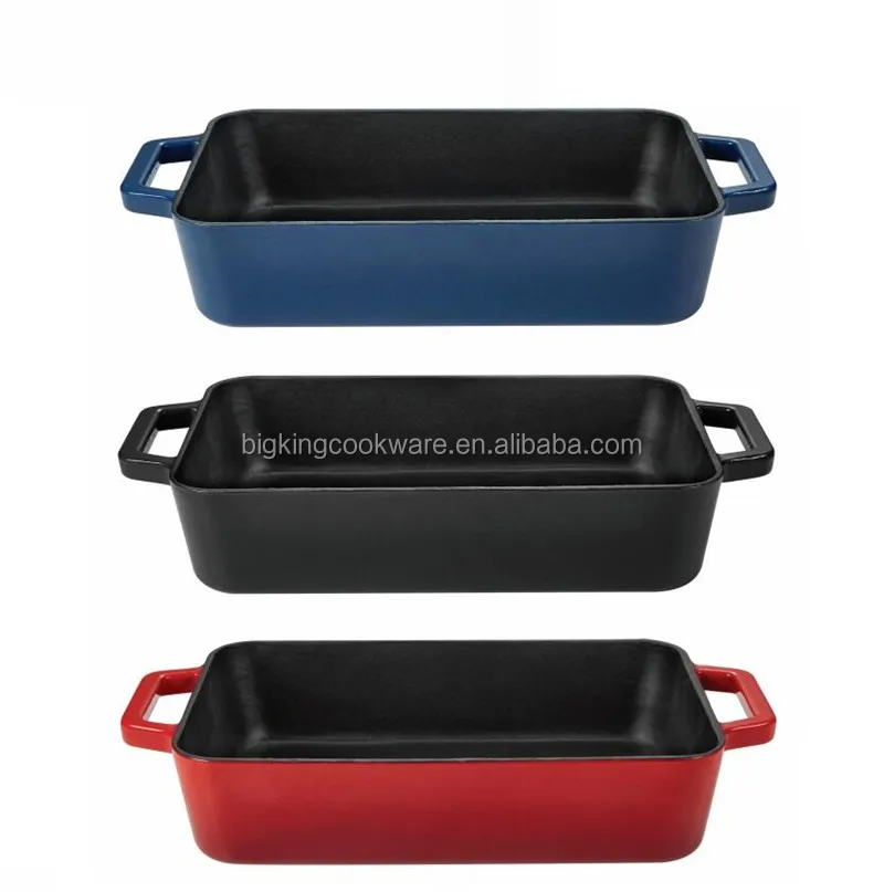 Non Stick Frying Pan for Steak Fish and BBQ Cast Iron  Griddle Pan Deep Round 32cm - Oven Dishwasher Safe OEM