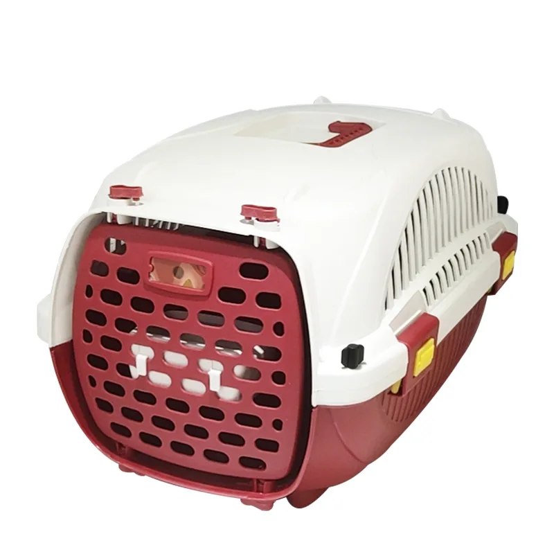 Wholesale Durable Pet Carrying Case Air Carrier Box Low Price Small Pet Cage Plastic Cages