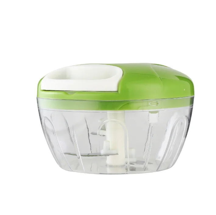 Manual Food Processor Vegetable Chopper, Portable Hand Pull String Garlic Mincer Onion