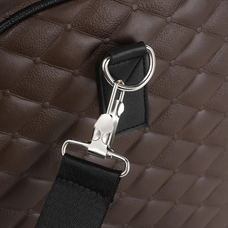 Новая складная дорожная расширяемая Экологичная водонепроницаемая кожаная сумка из искусственной кожи для деловых поездок Мужская Портативная сумка для спортзала