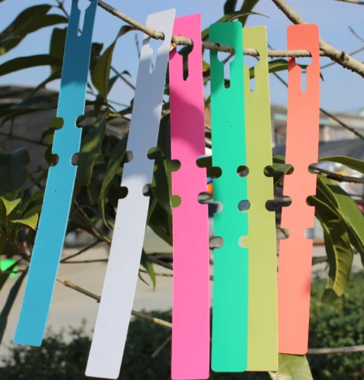 20*2CM Plastic Plant Tree Tags Labels Wrap Around Hanging Garden Markers