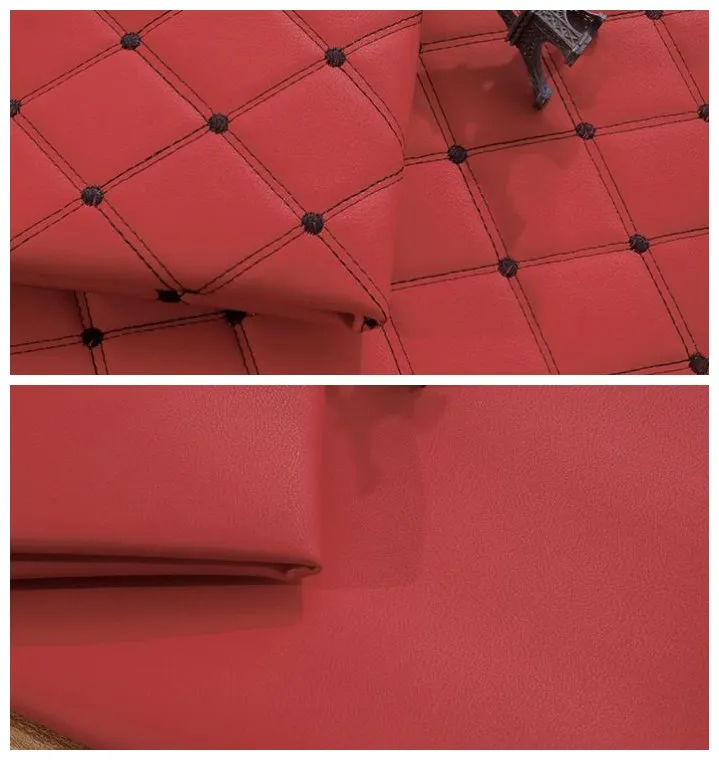 Faux Leather Embossed with foam Synthetic Car Seat Cover Leather