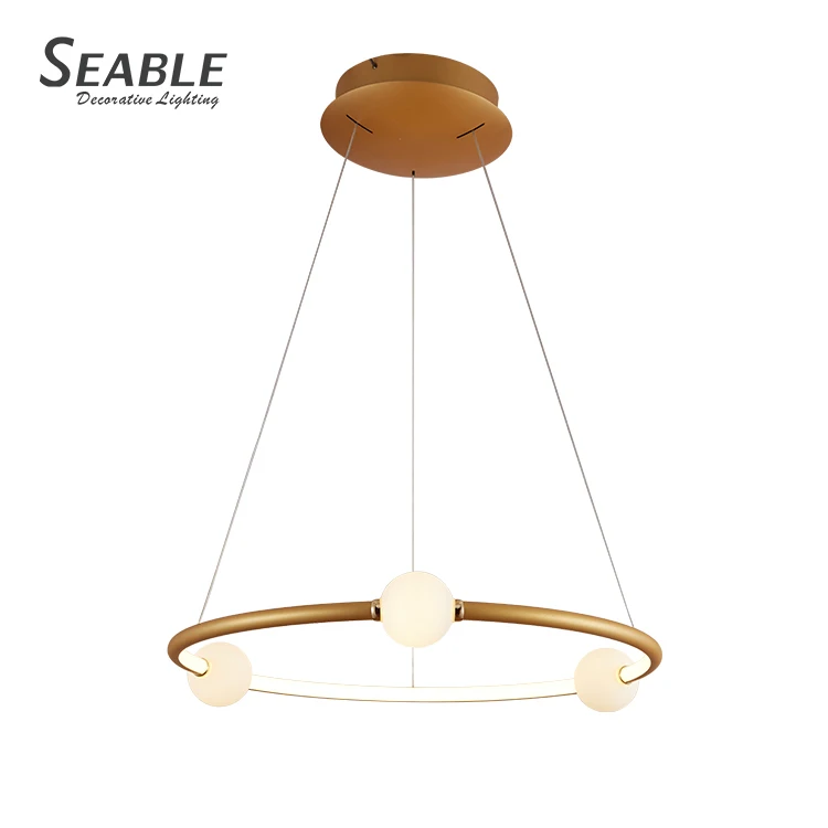 Wholesale Indoor Decoration Living Room Bedroom Gold Black Color Modern Chandelier Pendant