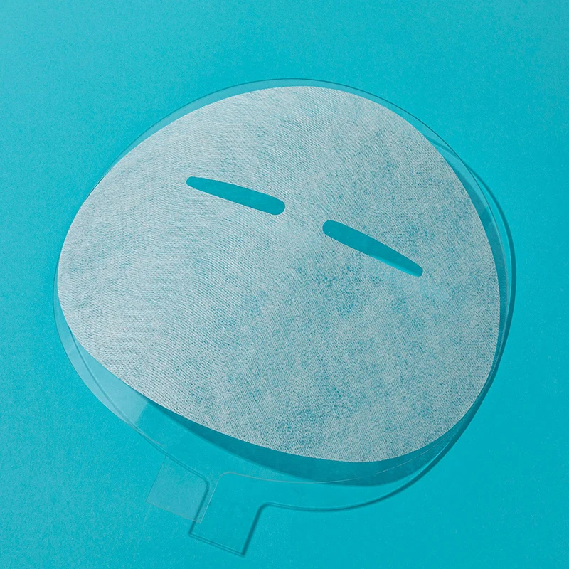 Wholesale Manufacturer  cosmetic korean sheet mask viscose 100% natural silk facial mask sheet facial mask