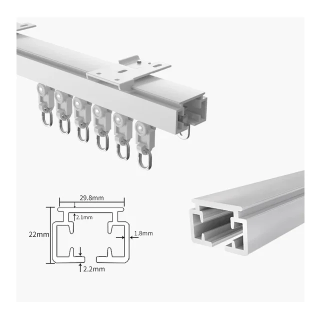 
electric/manual curtain track aluminum curtain track 