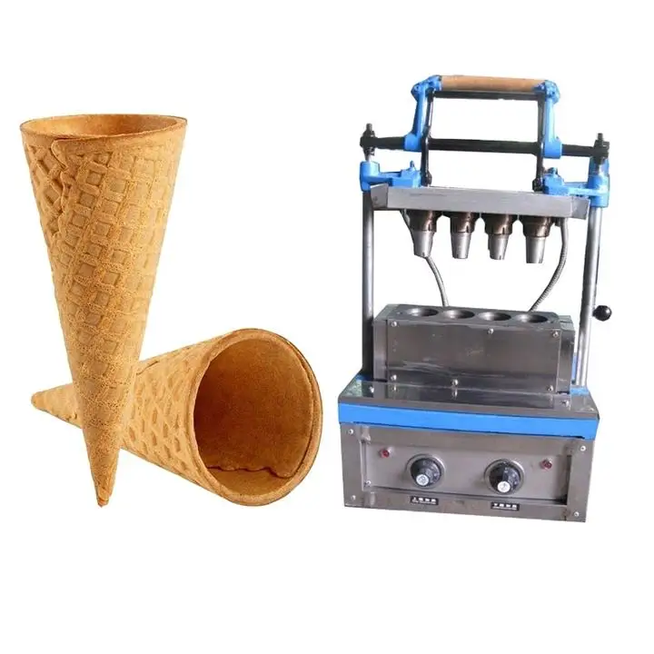 Best Price Commerical High Quality Ice Cream Waffle Pizza Cone Maker Making Machine