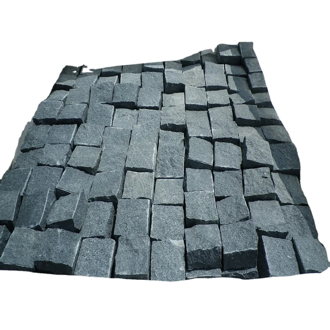 Cheap Granite Dark Grey G654 Cobble Stones for Driveway Pavers Small Cube Stones