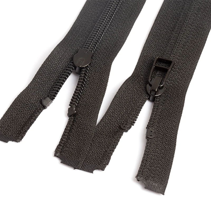Wholesale High-Quality Open-End Nylon Zippers Customizable Reverse Coil Zippers