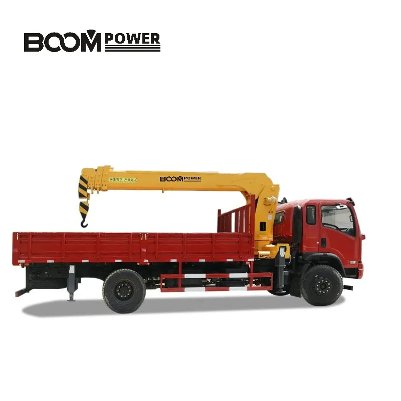 6 ton mini Truck mounted cranes 13m tractor loader cranes small grue for  hot sale in Canada