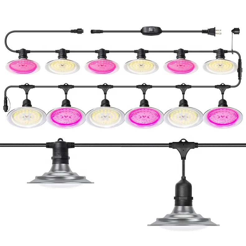 Custom European Standard 21FT LED Plant growth lamp Lamp string 90W Suitable for the growth and flowering of medicinal plants