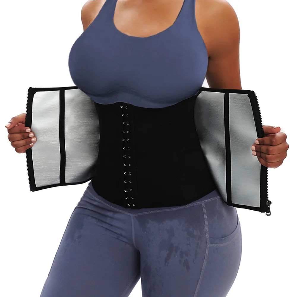 In stock Waist Trainer Women Men Fitness Training Sauna Band Sweat Slimming Waist Trimmer Belts