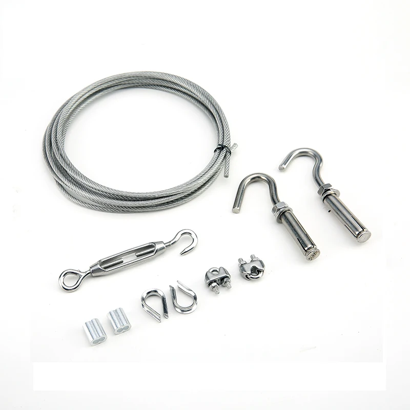 Hot sales 304 Indoor stainless steel retractable clothesline blacony stainless steel clothesline rope