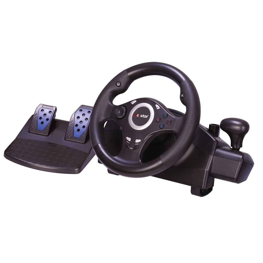 
Hot Selling 7 in 1 Game Steering Wheel 270 Degree Steering Wheel Angle Game Accessories for Switch 