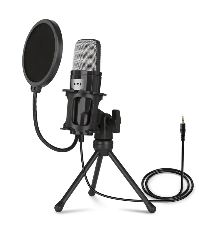 New Trending 3-5V 50Hz-16Khz Heart-Shaped Directivity Professional Singing Recording Home Studio Rode Condenser Microphones