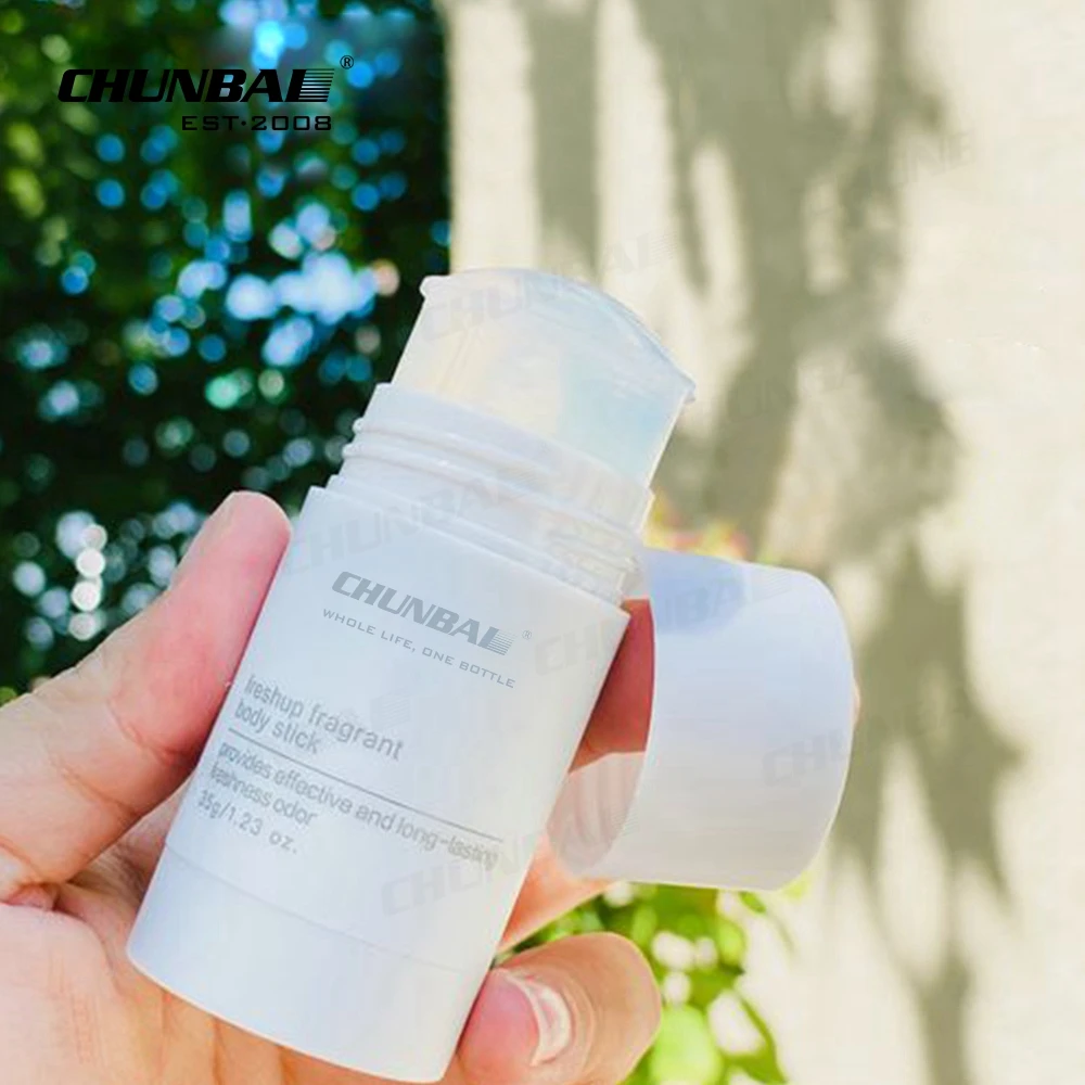 custom empty portable pet pp as empty roll on body fragrance deodorant & antiperspirant stick deodorant packaging