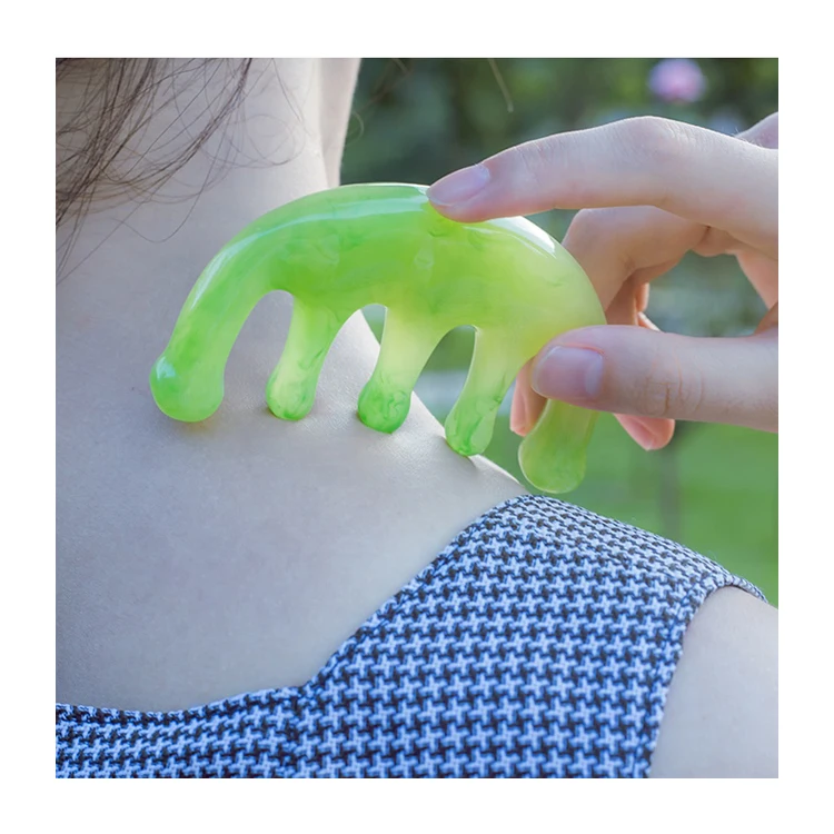 Multifunctional Slimming Wrinkle Remove Poly Facial Anion Meridian Comb Massage for Head Care