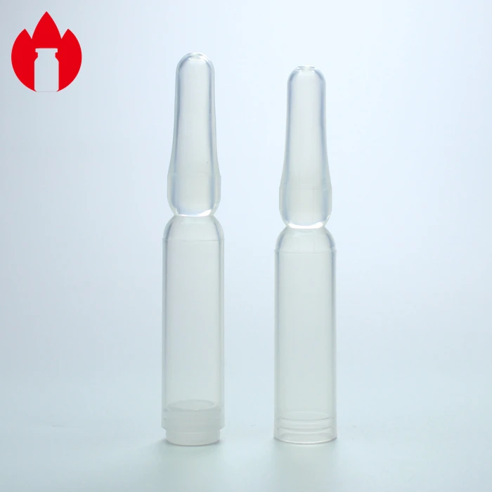 disposable 1.5ml supplements cosmetic essence liquid empty packaging medical small serum bottle plastic ampoules Industrial Use