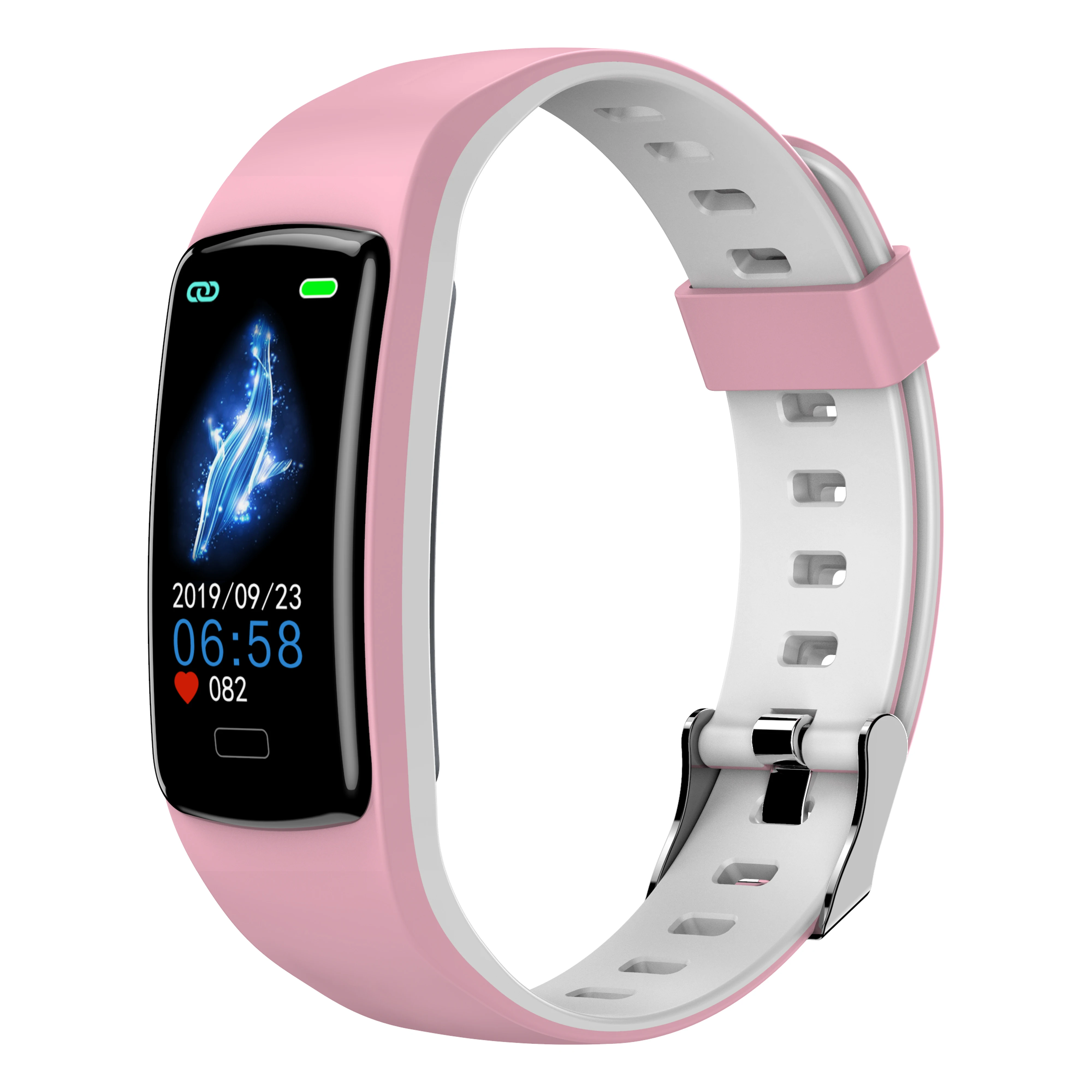 H01C Children Smart Watch IP68 Waterproof Sports Health Watch Heart Rate Monitoring Watch Bracelet