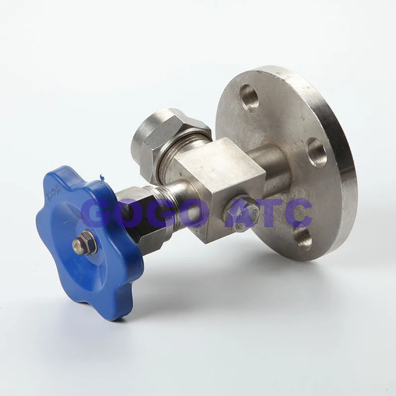GOGO 304 stainless steel DN15-DN25 flangecock scale plate level gauge valve water level gauge valve JX29W/X49W-16P Ball valve