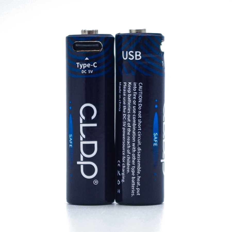 Chilwee group CLDP 1.6v Zinc-Nickel 1800mWh Smart USB Rechargable Charging Battery USB AA Rechargeable Batteries