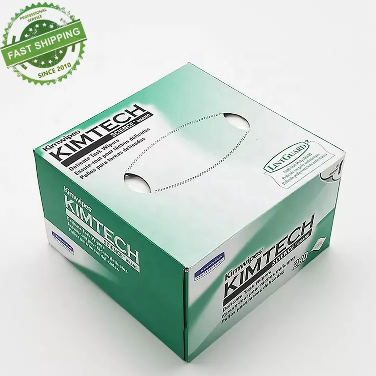 HGMed fast shipping KIMTECH Kimwipes Fiber cleaning paper pack kimperly wipes Optical fiber wiping paper