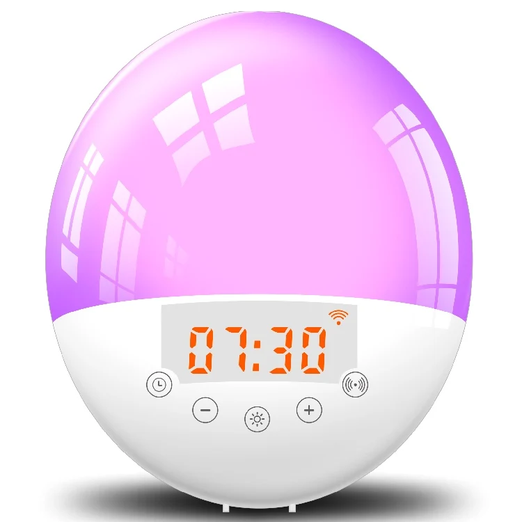 Baby Soother Sleep Aid White Noise Sound Machine Wake Up Light Alarm Table Clock