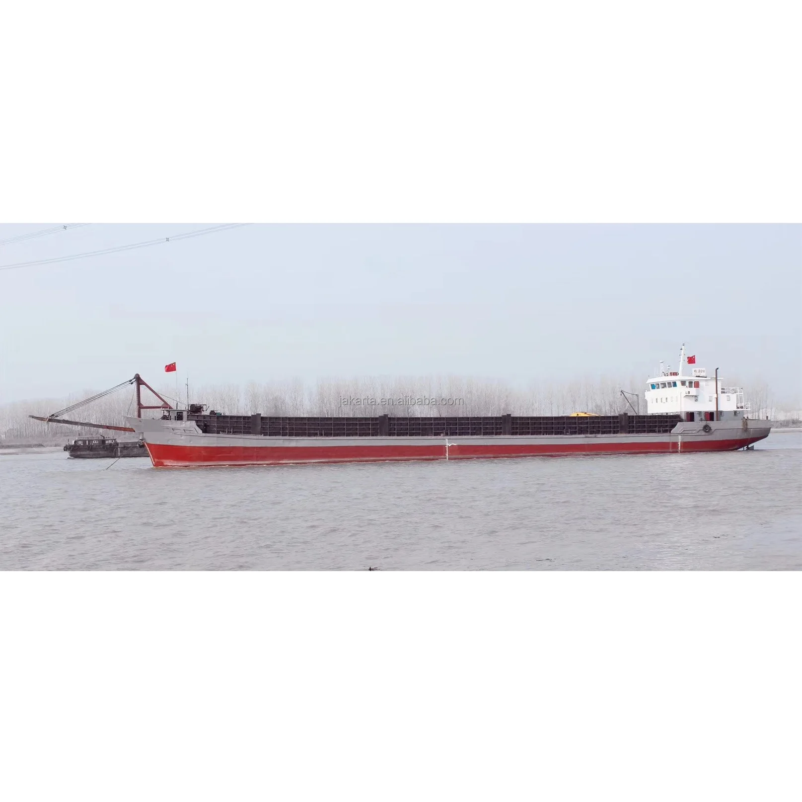2260 DWT Deck cargo ship with ramp door