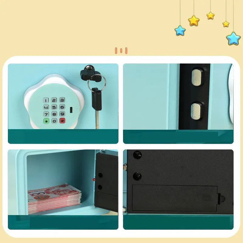 Security Keypad Mini Small Digital Money Saving Safe Storage Box