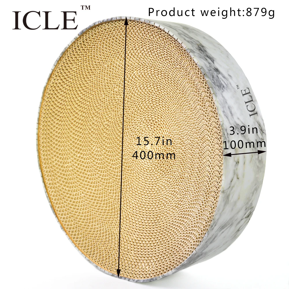  Icle-BB Флейта Высокое качество papercattery кровать дома Box-IC-0028-Cloud камень картонные оптом Когтеточка для кошек нового дизайна с коробкой