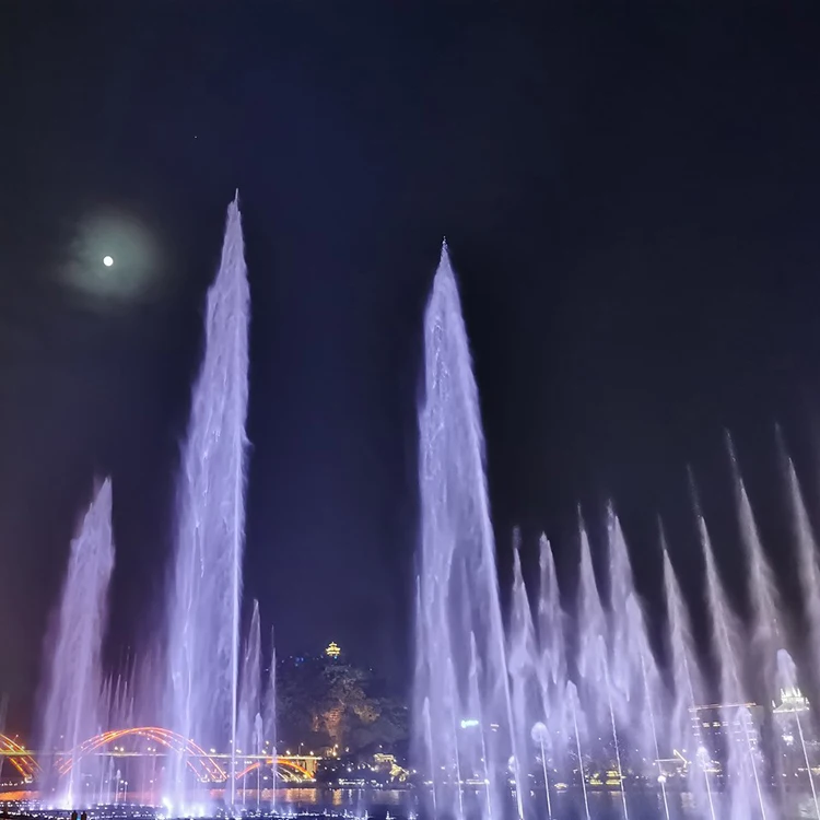 Outdoor Garden Pool Water Laminar Jumping Jet Fountain Musical Dancing Water Fountain Price