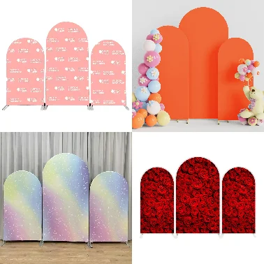 Other Wedding Flower Arch Backdrop Stand Metal Party Decorations Balloons Supplies Hexagon Flower Decor Background Outdoor