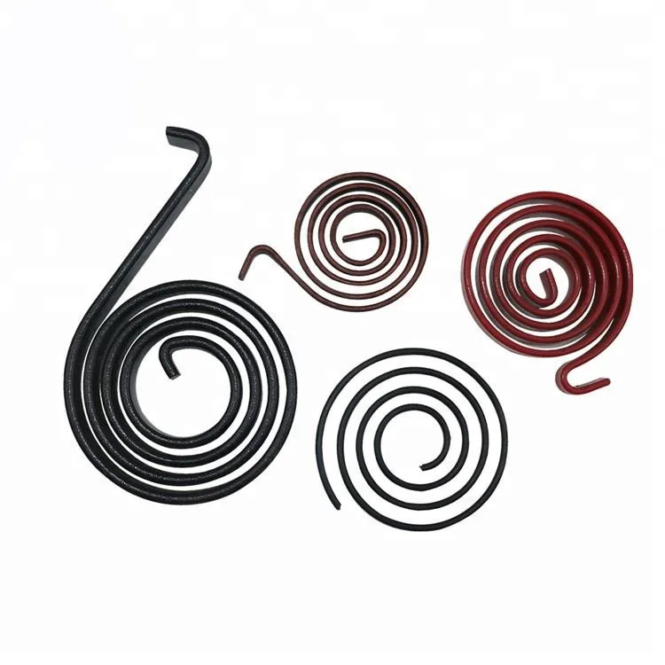 Customized stainless steel metal flat spiral spring for auto motor