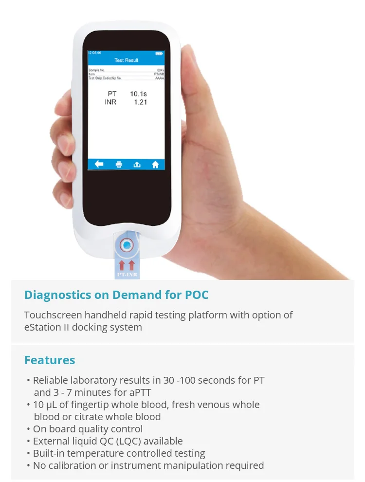Blood coagulation analyzer automatic coagulation blood machine semi automatic blood coagulation analyzer