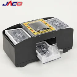 JACO Premium Automatic Card Shuffler Battery Operated Holds up to 2 Decks Professional Cards Shuffling Machine Shuffles Quickly