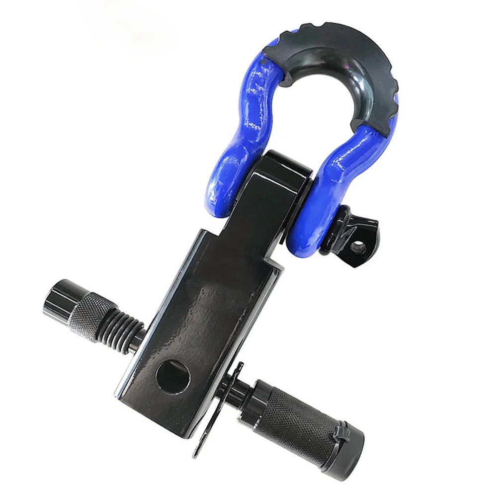 Cheap Price Off-Road Vehicle Modified Car Accessories Square Mouth Trailer Arm 2 Inches Solid Rescue Hook Auto Hitch Parts