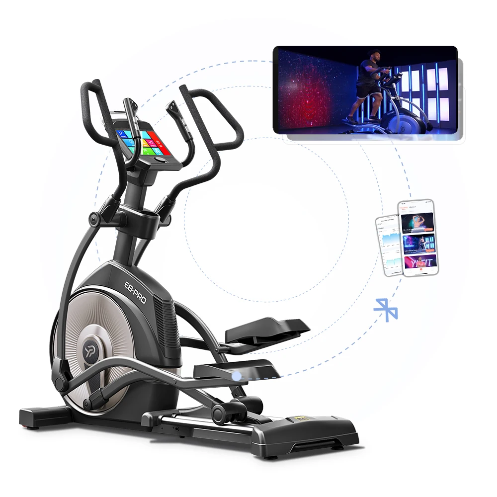 YPOO new  Commercial Gym Fitness Equipment Cross Trainer Elliptical Machine E8 with YPOOFIT APP elliptical trainer