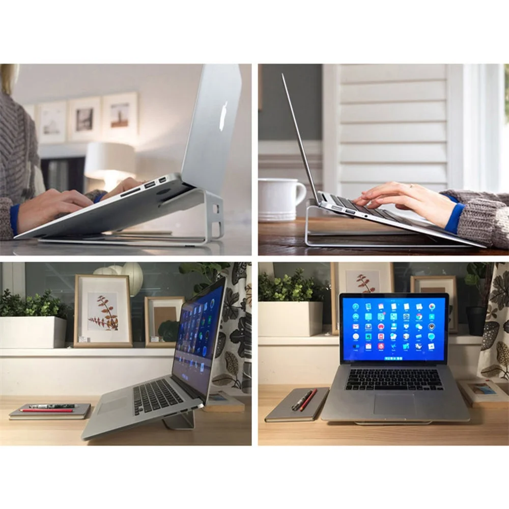 Настольная Эргономичная подставка для ноутбука охлаждающий держатель компьютера air pro с кабельным управлением
