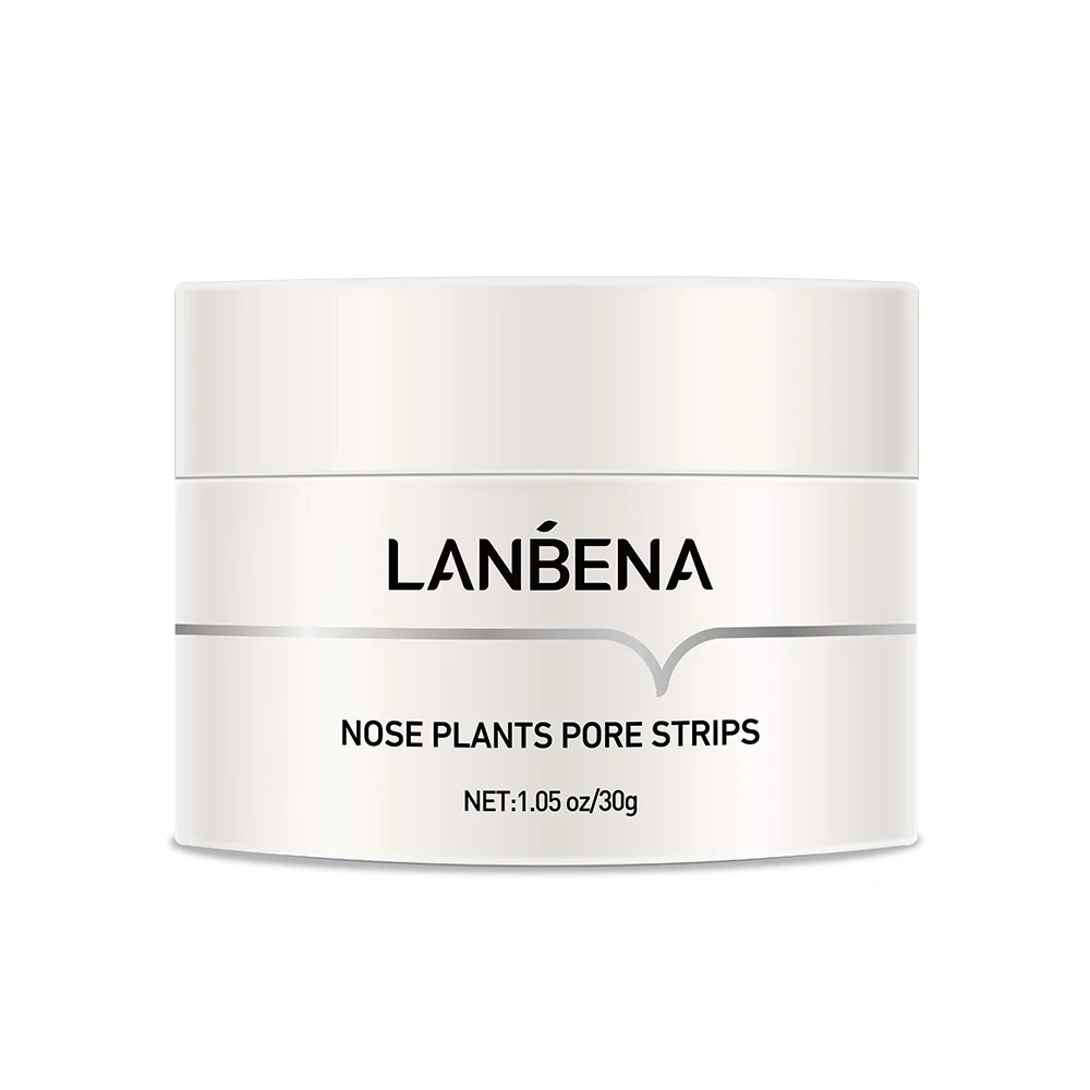 LANBENA Nose Blackhead Remova Creaml Pore Cleaning Peel off Mask Nose Strips