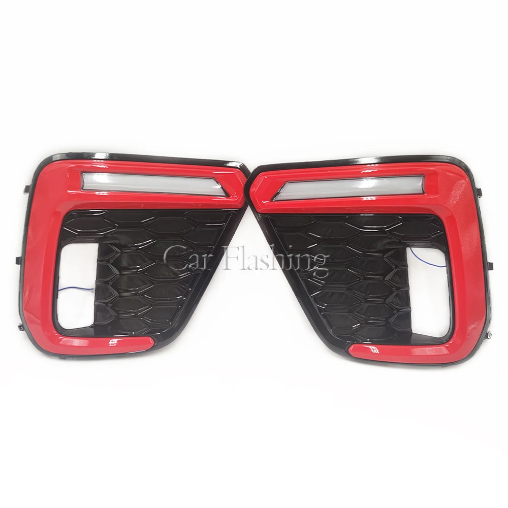 For Subaru Forester 2019 2020 2021 LED DRL Daytime Running Light Daylight Fog light yellow turn signal lamp