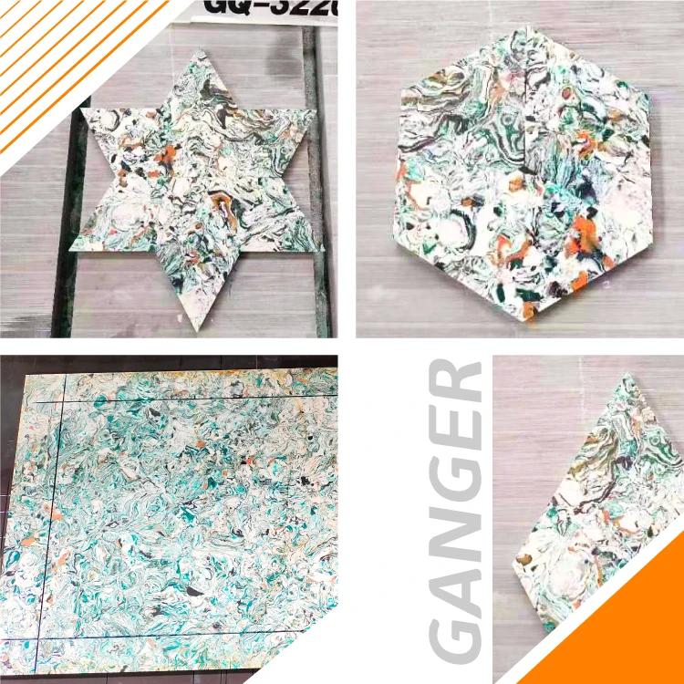 GANGER Easy Operation Full Automatic Bridge Saw Granite Stone Cutting Machine with chamfering cutting