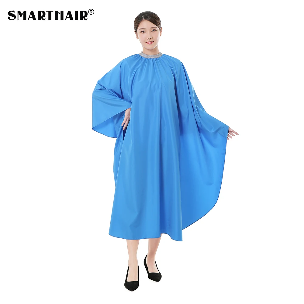 nylon logo beauty magnetic client cape pour salon de coiffure chemical bleach proof salon capes