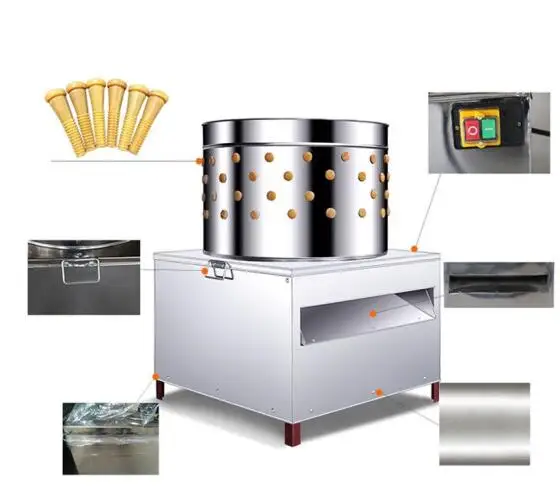 
P50 50L High efficiency poultry plucker machine for chicken , goose, duck plucking machine 