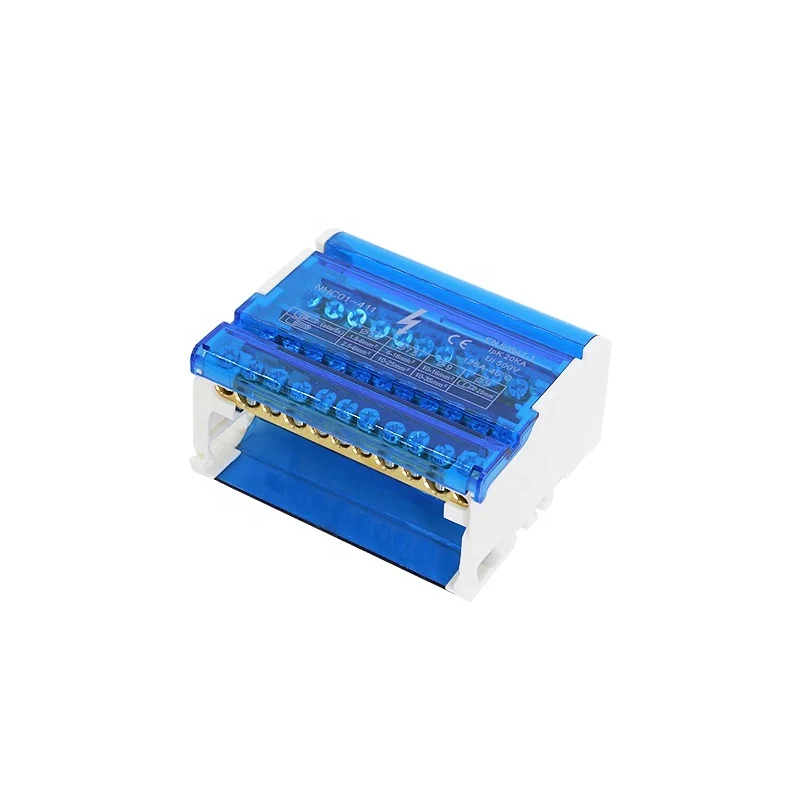 JOYELEC NCO1-411  Bus Bar Screw Wire Connector Modular Terminal Block din rail Power Distribution block box