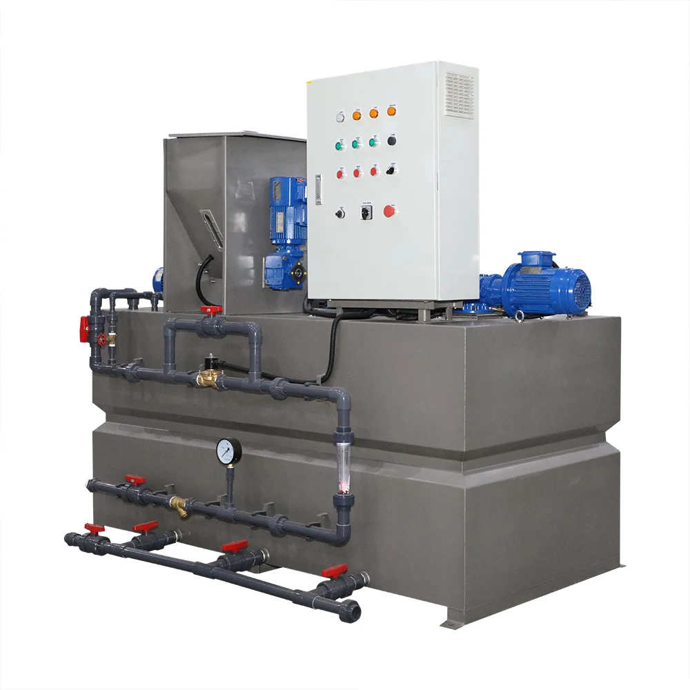 Automatic Pac pam Coagulants Flocculant Chemicals Powder Dosing Feed Preparing Machine Capacity 500~ 6000 L/h