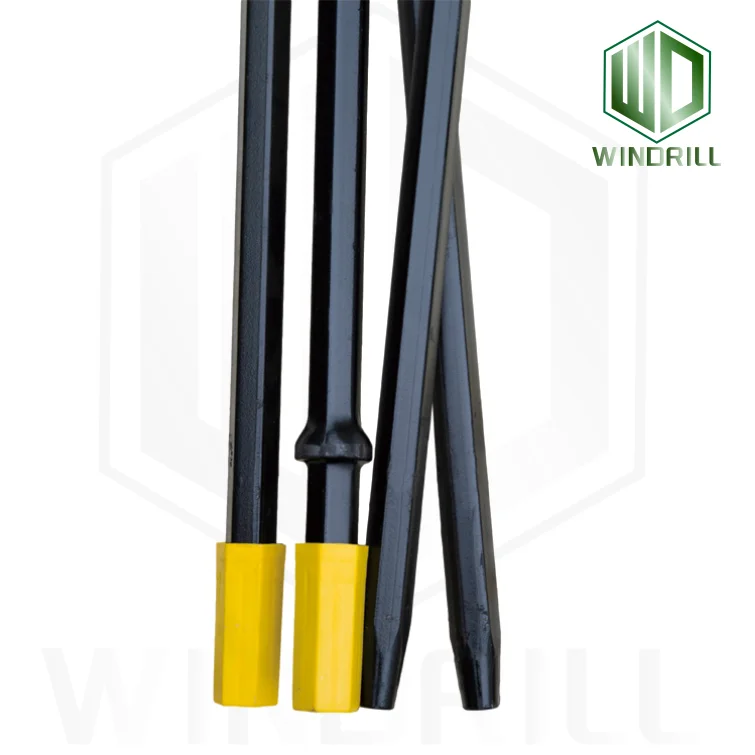 Rock drilling tools Taper steel rod 2ft 3ft 4ft 5ft 6ft 8ft tapered drill rod for quarrying