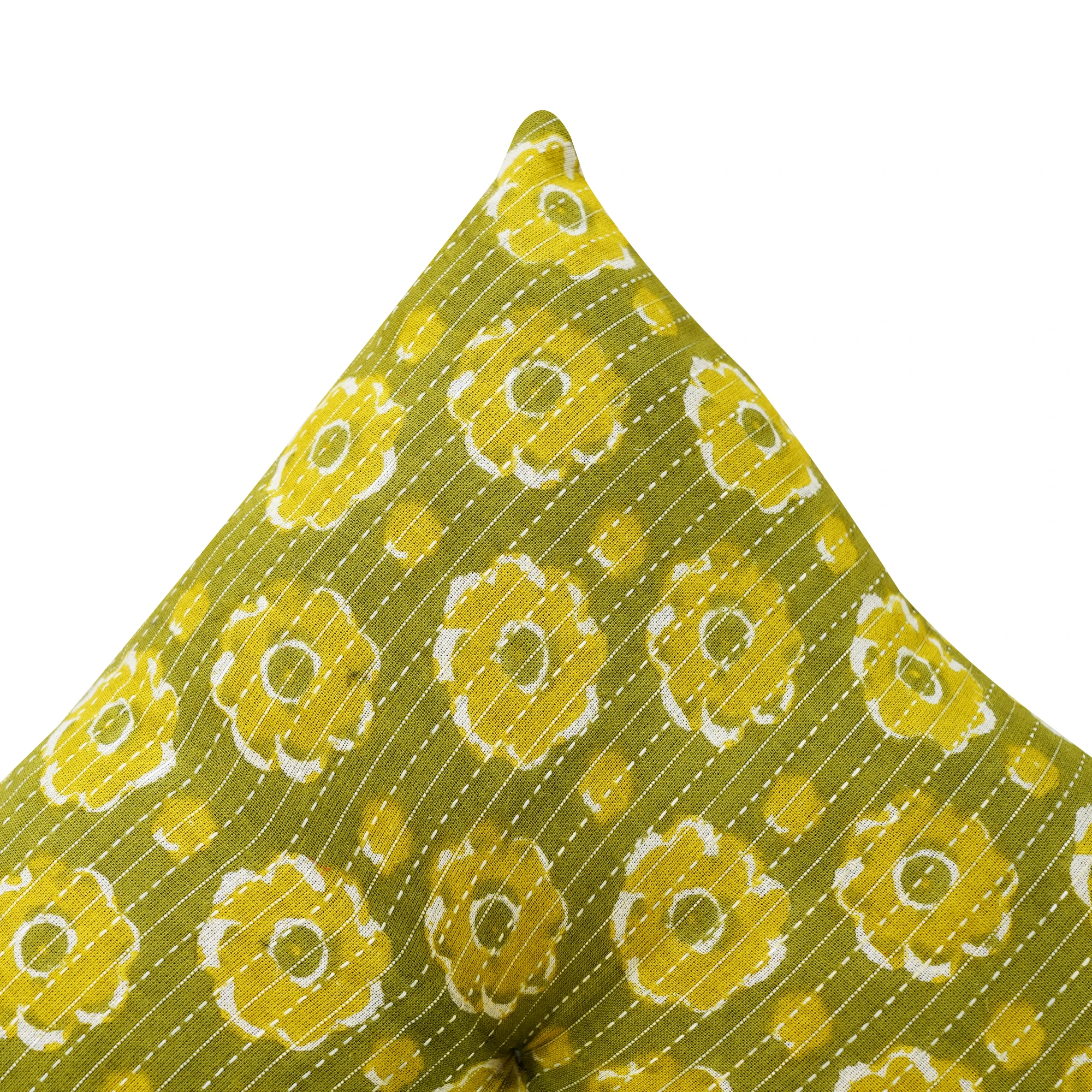 Hand Block Print Cotton Fabric Decorative Printed Chair Pads Chair Cushion Back Support Seat Cushion